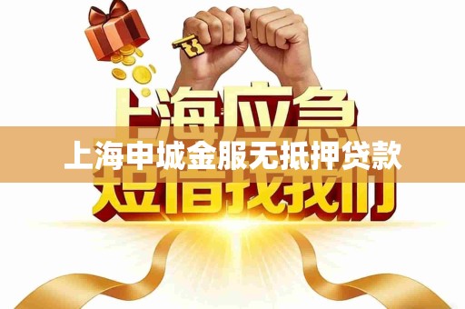 上海申城金服无抵押贷款